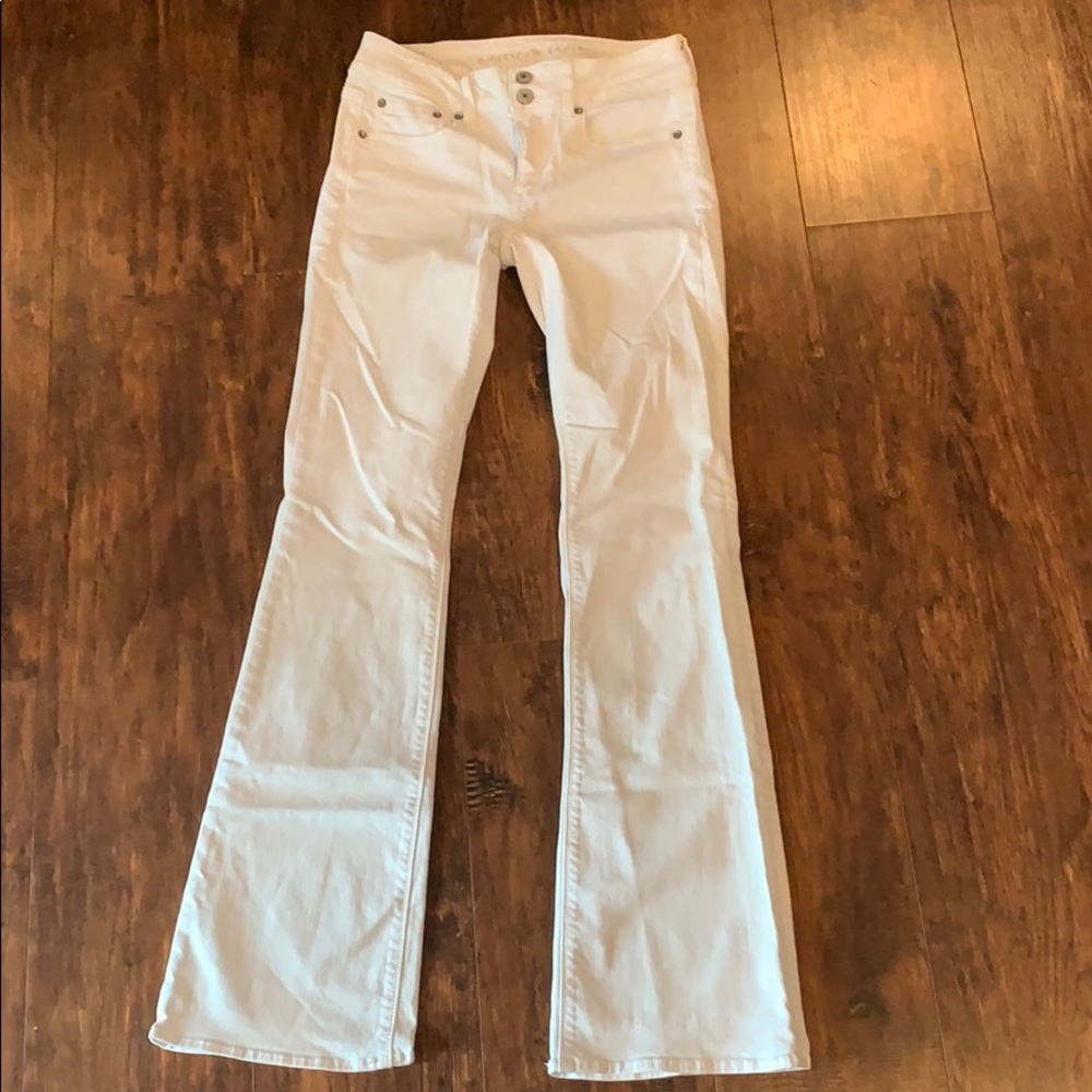 American Eagle 🦅 4 long artist flare jeans